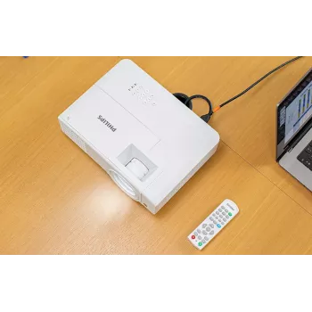 Philips ProPix 650 Standarta tālmetiena projektors 4000 ANSI lūmenu DLP WXGA (1280x800) 3D Balts