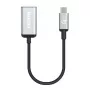 Manhattan USB-C uz HDMI kabelis, 4K@60Hz, 5 Gbps (USB 3.2 Gen1 jeb USB 3.0), 15cm, melns, vīriešu uz sieviešu, trīs gadu garantija