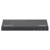 Manhattan 4K 4-Port HDMI Multiviewer Switch, Switch with Four Inputs on One Display, 4k@30Hz, Multiple Viewing Options Including Picture-in-Picture and Dual/Quad Screen, Push Button or Remote Control, 3.5mm and Toslink Audio, Melns, 3 Year Warranty