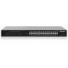 Intellinet 24 portu Gigabit Ethernet PoE+ slēdzis ar 2 SFP portiem, atbilst IEEE 802.3at/af (PoE+/PoE), PoE jaudas budžets 370 W, divi 1G SFP brīvie sloti, 19 collu plaukta stiprinājums