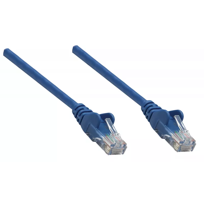 Intellinet tīkls komutācijas kabelis, Cat6A, 20m, zils, varš, S/FTP, LSOH / LSZH, PVC, RJ45, zeltīti kontakti, bez aizķeršanās, ar aizsarguzmavu, mūža garantija