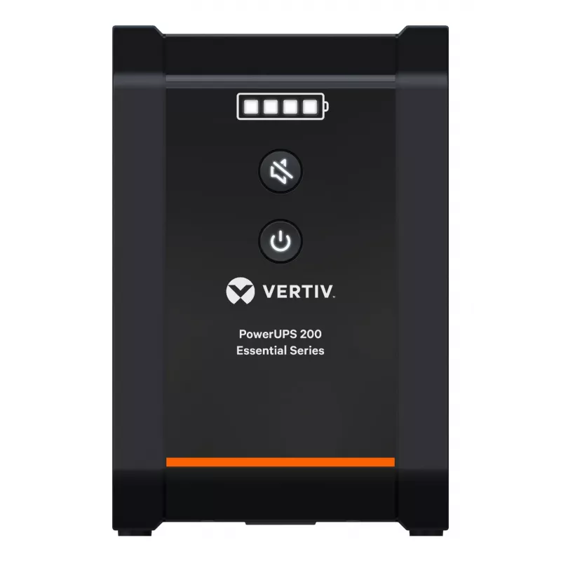Vertiv PowerUPS 200 Essential PSA6E-600IT-SCH, 600VA/315W, Line-Interactive, 0,6 kVA, 315 W, Sine, 140 V, 290 V