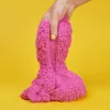 Kinetic Sand, 2 lbs Crystal Pink mirguļojošas veidošanas smiltis (iepakojums var atšķirties), veidojami sensorās rotaļlietas bērniem no 3 gadu vecuma