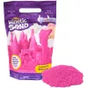 Kinetic Sand, 2 lbs Crystal Pink mirguļojošas veidošanas smiltis (iepakojums var atšķirties), veidojami sensorās rotaļlietas bērniem no 3 gadu vecuma