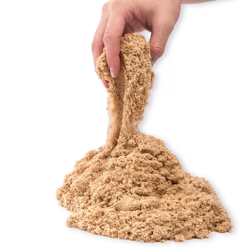 Kinetic Sand dabīgi brūnās rotaļu smiltis, 5,5 mārciņas (2,5 kg), radošām aktivitātēm un smilšu kastei, Amazon Exclusive (iepakojums var atšķirties), formējamas sensorās rotaļlietas, no 3 gadu vecuma
