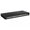 D-Link 48 portu gigabitu saliekamais viedais pārvaldāmais slēdzis ar 2 x 10GBase-T portiem un 2 x 10G SFP+