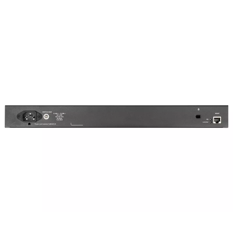 D-Link 48 portu gigabitu saliekamais viedais pārvaldāmais slēdzis ar 2 x 10GBase-T portiem un 2 x 10G SFP+