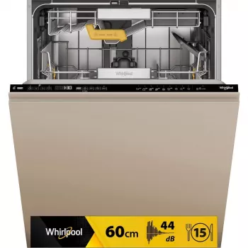 Whirlpool WH8IC15B4M6LHC0 pilnībā iebūvējama 15 galda piederumu komplektu ietilpība