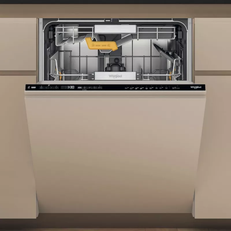 Whirlpool WH8IC15B4M6LHC0 pilnībā iebūvējama 15 galda piederumu komplektu ietilpība