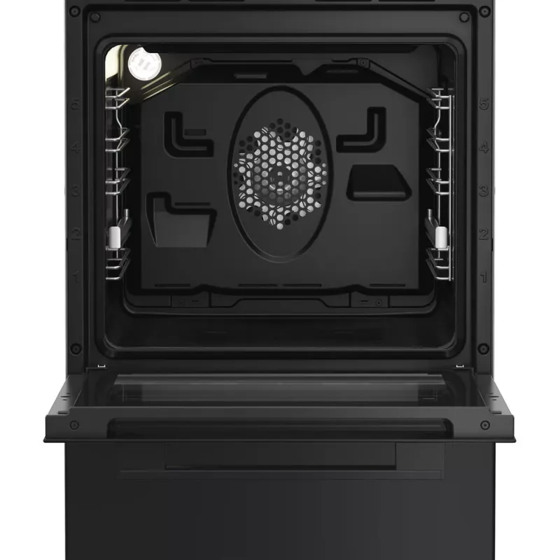 Whirlpool W5G8LMSWTB Brīvstāvoša plīts Elektriskā Gāze Melna