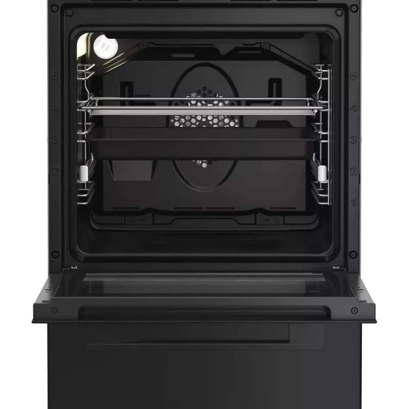 Whirlpool W5G8LMSWTB Brīvstāvoša plīts Elektriskā Gāze Melna