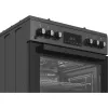 Whirlpool 859991716090 plīts Brīvi stāvoša plīts Elektriskā Gāze Melna
