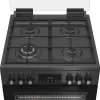 Whirlpool 859991716090 plīts Brīvi stāvoša plīts Elektriskā Gāze Melna