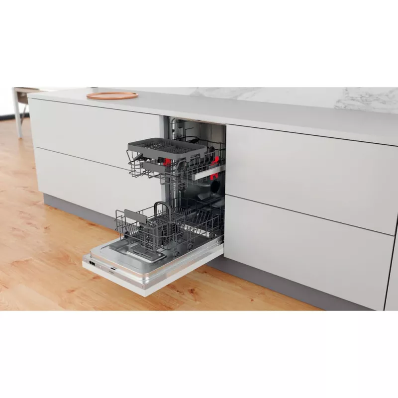 Whirlpool WSIC 3M27 C pilnībā iebūvēta 10 komplektu trauku mazgājamā mašīna