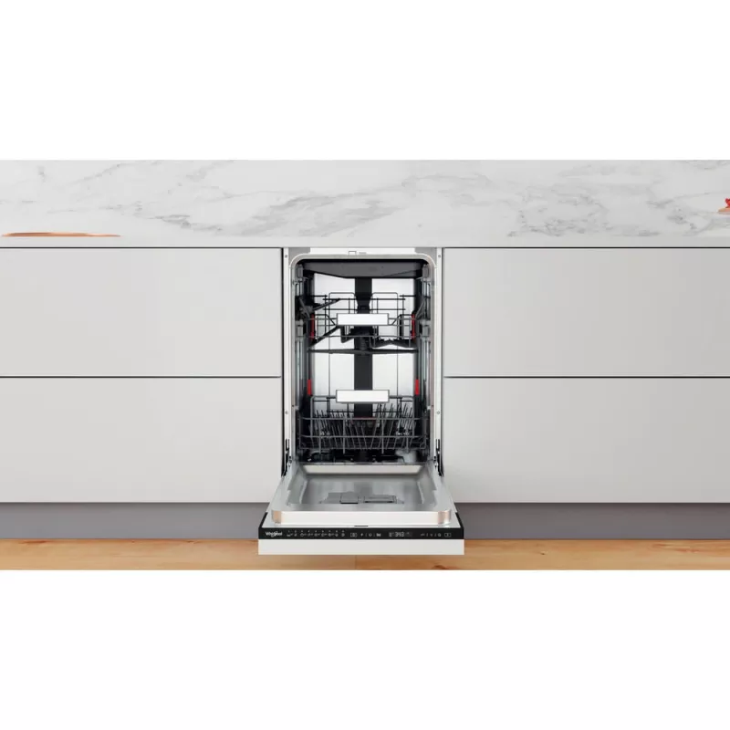 Whirlpool WSIP 4O33 PFE pilnībā iebūvēta trauku mazgājamā mašīna 10 galda klājumiem