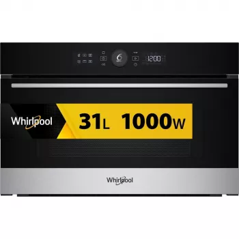 Whirlpool WMD54MX Melns, Stainless steel Grill microwave Built-in 31 L 1000 W