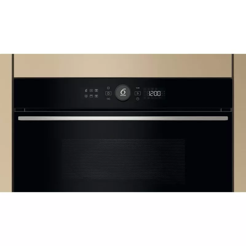Whirlpool WMD54MX Melns, Stainless steel Grill microwave Built-in 31 L 1000 W