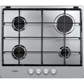 Whirlpool TGML 650 IX nerūsējošais tērauds Iebūvējama 58 cm Gāzes 4 zonas