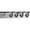Whirlpool TGML 650 IX nerūsējošais tērauds Iebūvējama 58 cm Gāzes 4 zonas
