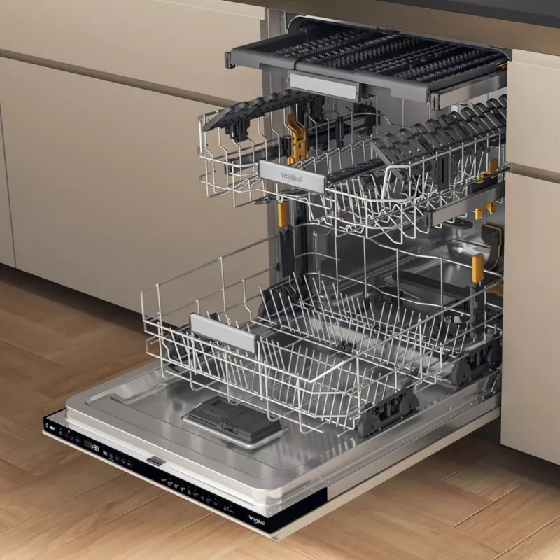 Whirlpool W7I HP42 L pilnībā integrējama 15 galda piederumu komplektiem