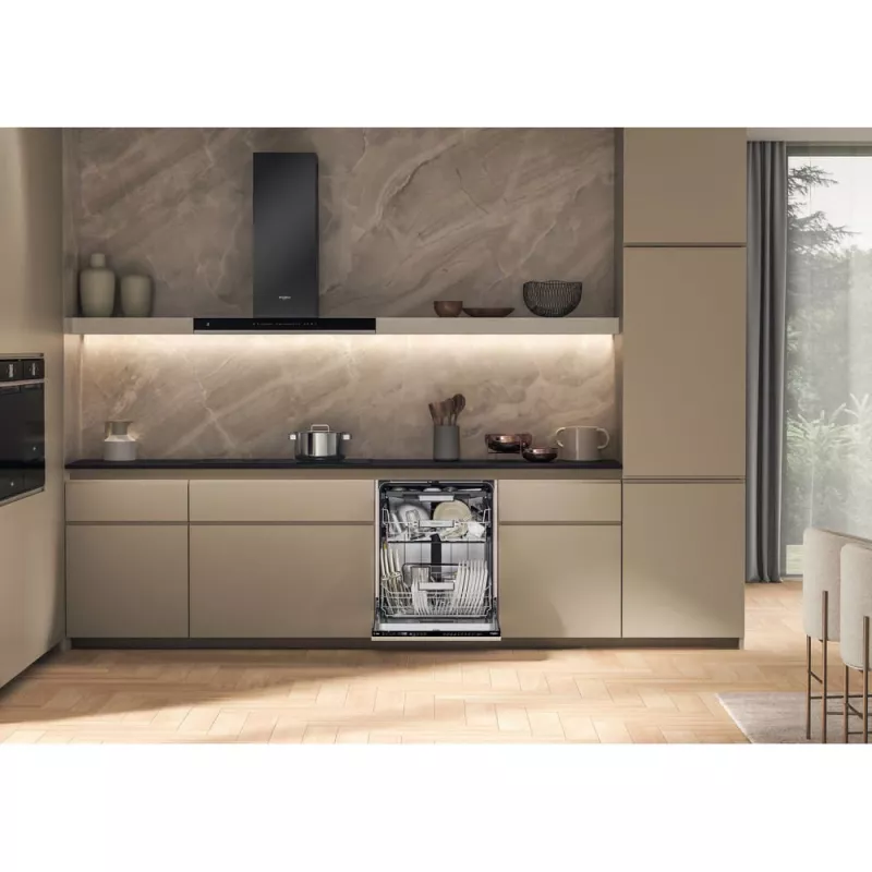 Whirlpool W7I HP42 L pilnībā integrējama 15 galda piederumu komplektiem