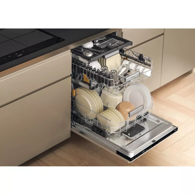 Whirlpool W7I HP42 L pilnībā integrējama 15 galda piederumu komplektiem