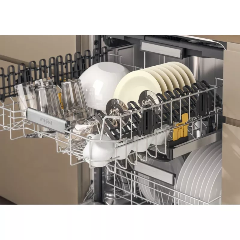 Whirlpool W7I HP42 L pilnībā integrējama 15 galda piederumu komplektiem