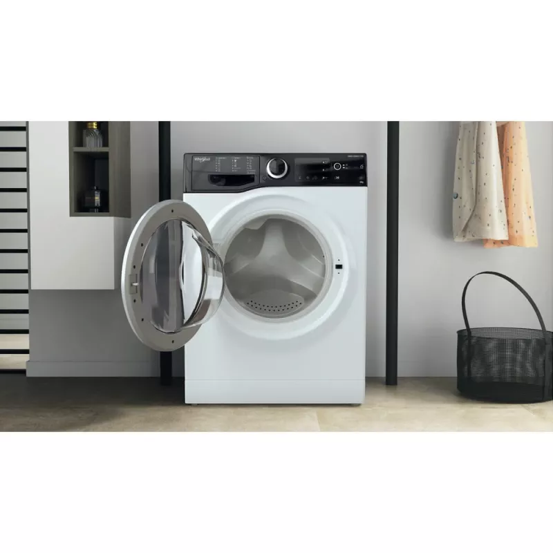 Whirlpool WRBSB 6249 S EU veļas mašīna ar priekšējo ielādi 6 kg 1151 apgr./min Melna, Balta
