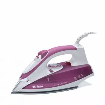 Ariete 6215 Steam Iron 2200W - nerūsējošā tērauda plāksne - 280 ml tvertne - rozā
