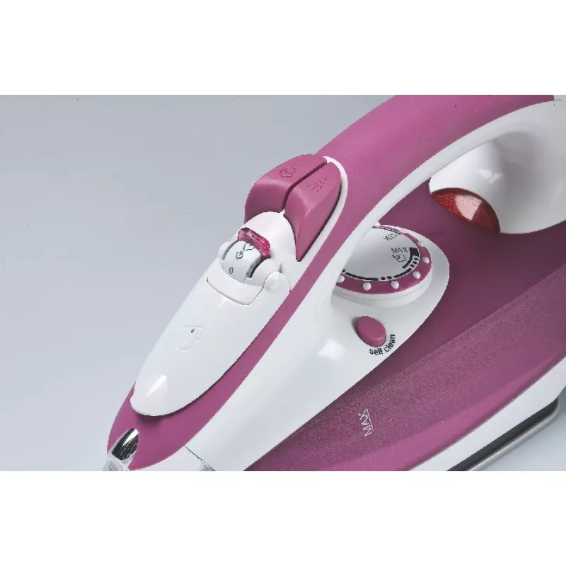 Ariete 6215 Steam Iron 2200W - nerūsējošā tērauda plāksne - 280 ml tvertne - rozā
