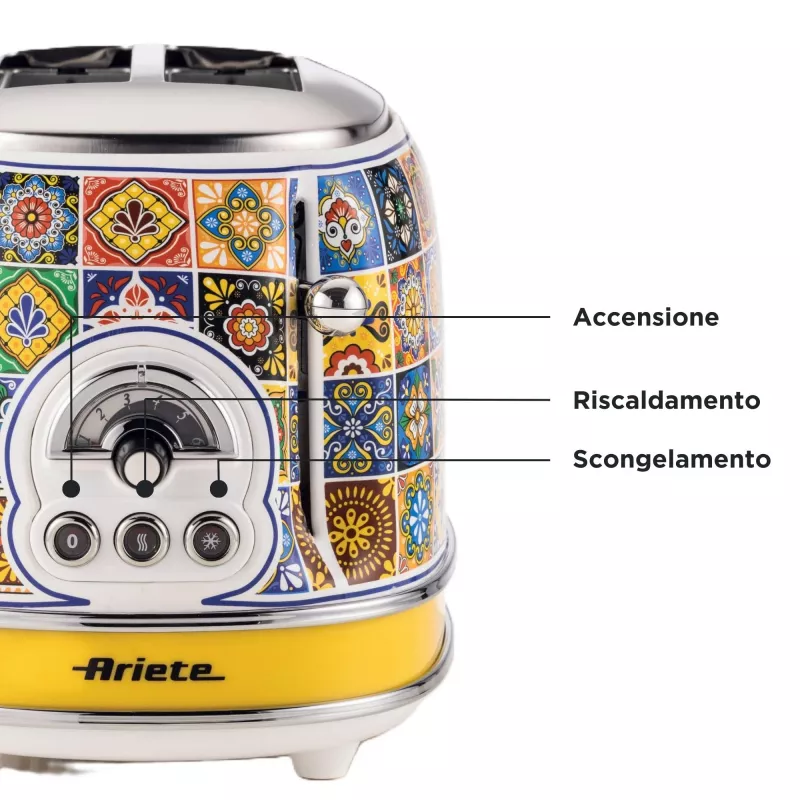 Ariete 0155/0P 6 2 šķēles 810 W zila, dzeltena