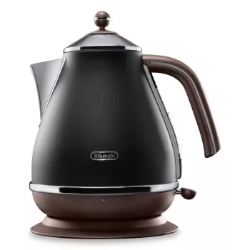 De’Longhi KBOV 2001.BK elektriskā tējkanna 1,7 L 2000 W melna, brūna