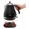 De’Longhi KBOV 2001.BK elektriskā tējkanna 1,7 L 2000 W melna, brūna
