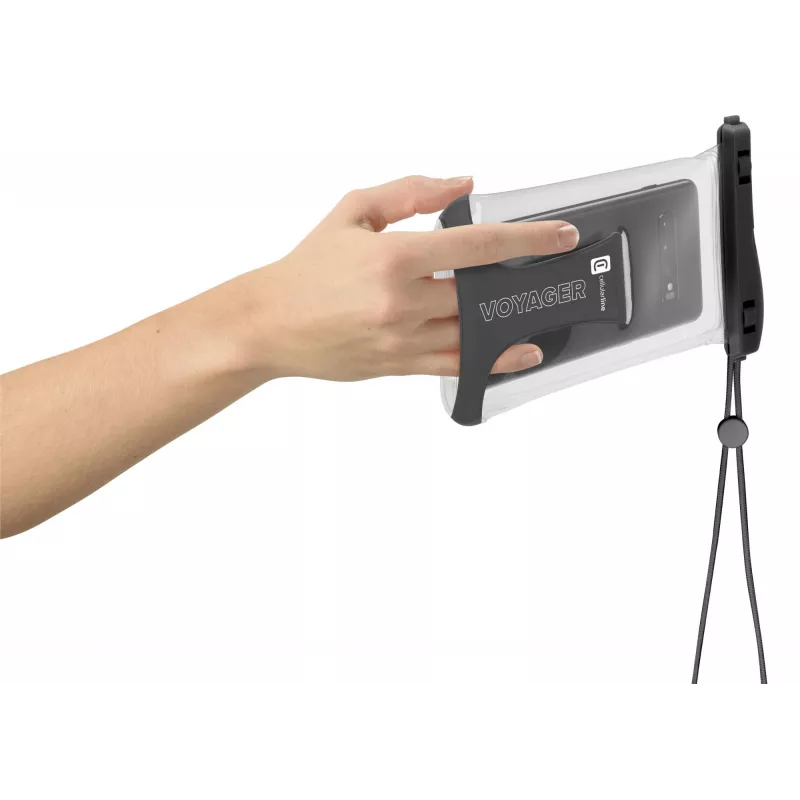 Cellularline Voyager - Universal Waterproof smartphone case, somiņas tipa maciņš, Universāls, Universāls, 80 x 165 mm, Melns
