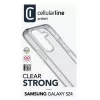 Cellularline Clear Protect - Galaxy S24 cietais vāciņš ar gumijas malām