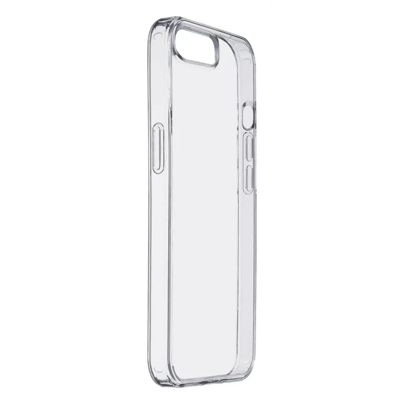 Cellularline Clear Protect - iPhone 16e/17e Cietais vāciņš ar gumijas malām