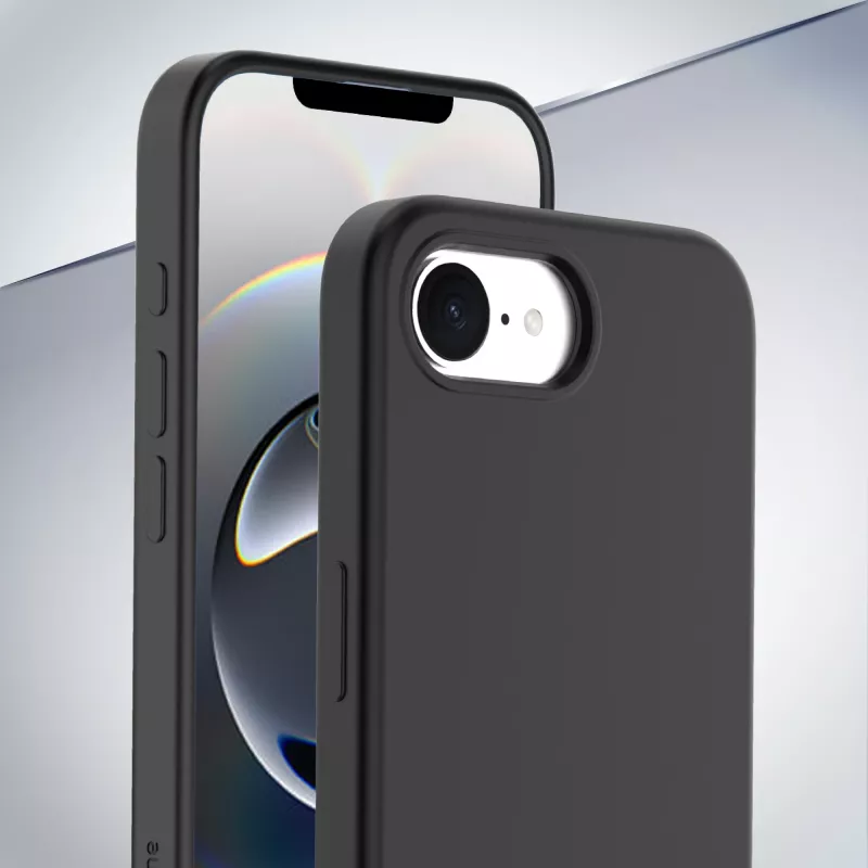 Cellularline Sensation - iPhone 16e/17e mīksta pieskāriena silikona futrālis ar iebūvētu Microban® antibakteriālo tehnoloģiju