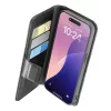 Cellularline Book Agenda - iPhone 16e/17e ādas imitācijas grāmatiņas vāciņš ar magnētisku aizdari