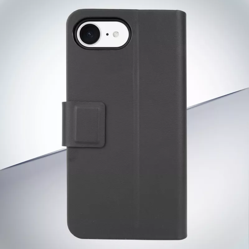 Cellularline Book Agenda - iPhone 16e/17e ādas imitācijas grāmatiņas vāciņš ar magnētisku aizdari
