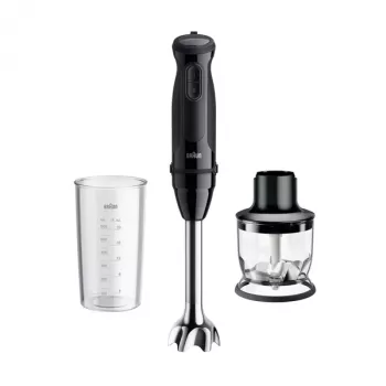 Braun MultiQuick 3 MQ30201M 0.6 L iegremdējamais blenderis 900 W melns, satīna tērauds