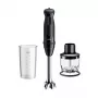 Braun MultiQuick 3 MQ30201M 0.6 L iegremdējamais blenderis 900 W melns, satīna tērauds