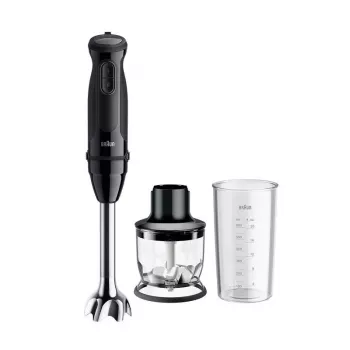Braun MultiQuick 3 MQ30201M 0.6 L iegremdējamais blenderis 900 W melns, satīna tērauds