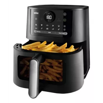 Braun HF 5075 Single Stand-alone 2000 W Hot air fryer Melns, pelēka