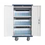 Techly I-CABINET-30DUTY pārnēsājams ierīču pārvaldības skapis / ratiņi Balta, Zila