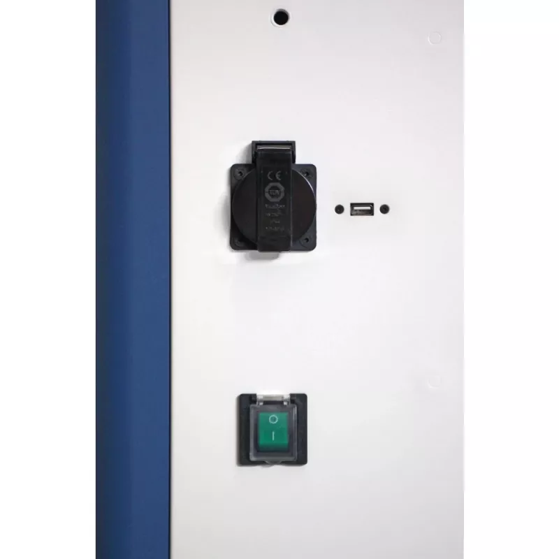 Techly I-CABINET-30DUTY pārnēsājams ierīču pārvaldības skapis / ratiņi Balta, Zila