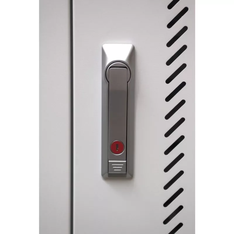 Techly I-CABINET-30DUTY pārnēsājams ierīču pārvaldības skapis / ratiņi Balta, Zila