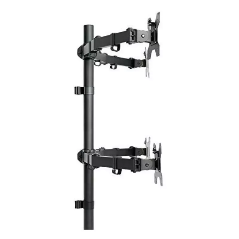Techly ICA-LCD 382-Q monitora stiprinājums / statīvs 68,6 cm (27 collas) Galdam Melns