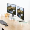 Techly Universāls galda monitora paaugstinājums, brīvstāvošs, 20 kg, 33 cm (13 collas), 81,3 cm (32 collas), caurspīdīgs