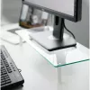 Techly Universāls galda monitora paaugstinājums, brīvstāvošs, 20 kg, 33 cm (13 collas), 81,3 cm (32 collas), caurspīdīgs