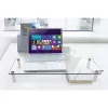 Techly Universāls galda monitora paaugstinājums, brīvstāvošs, 20 kg, 33 cm (13 collas), 81,3 cm (32 collas), caurspīdīgs